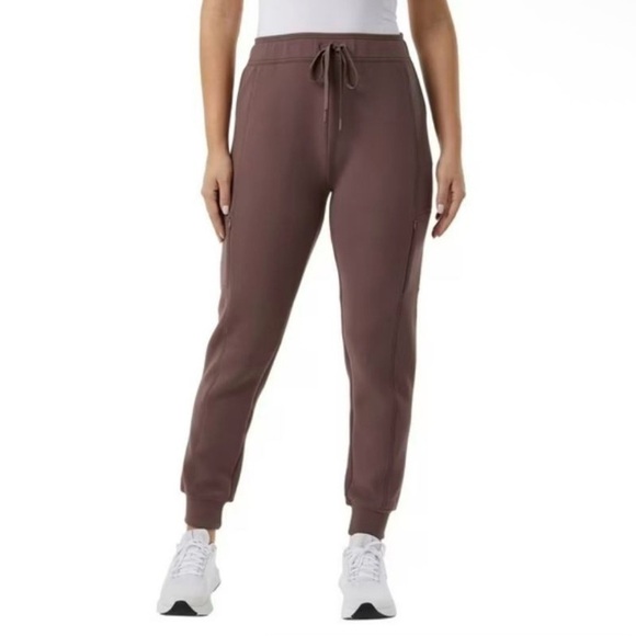 32 Degrees Pants - 32 Degrees Heat Women's Jogger Pants Brown XX-Large 29" Inseam Pockets